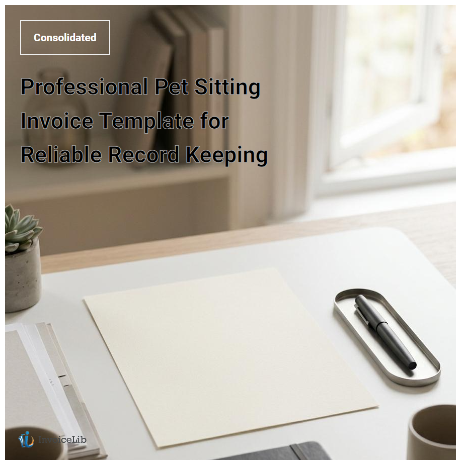 Professional Pet Sitting Invoice Template for Reliable Record Keeping