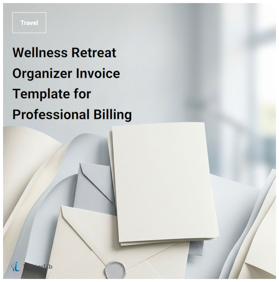 Wellness Retreat Organizer Invoice Template for Professional Billing