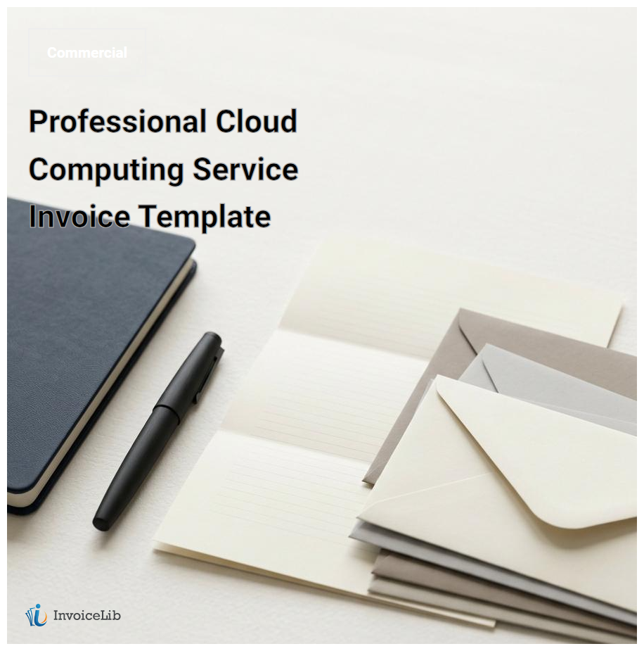 Professional Cloud Computing Service Invoice Template