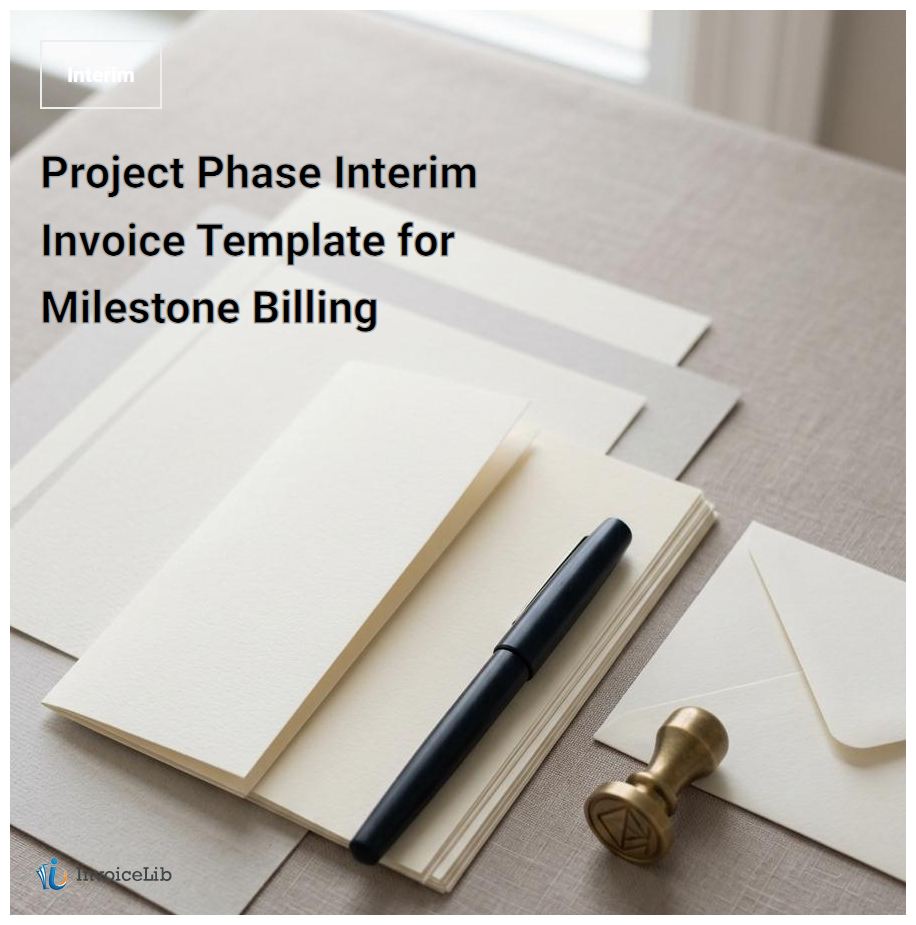 Project Phase Interim Invoice Template for Milestone Billing