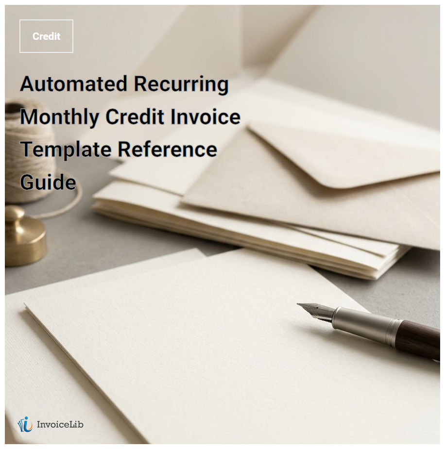 Automated Recurring Monthly Credit Invoice Template Reference Guide