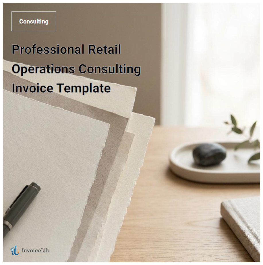 Professional Retail Operations Consulting Invoice Template