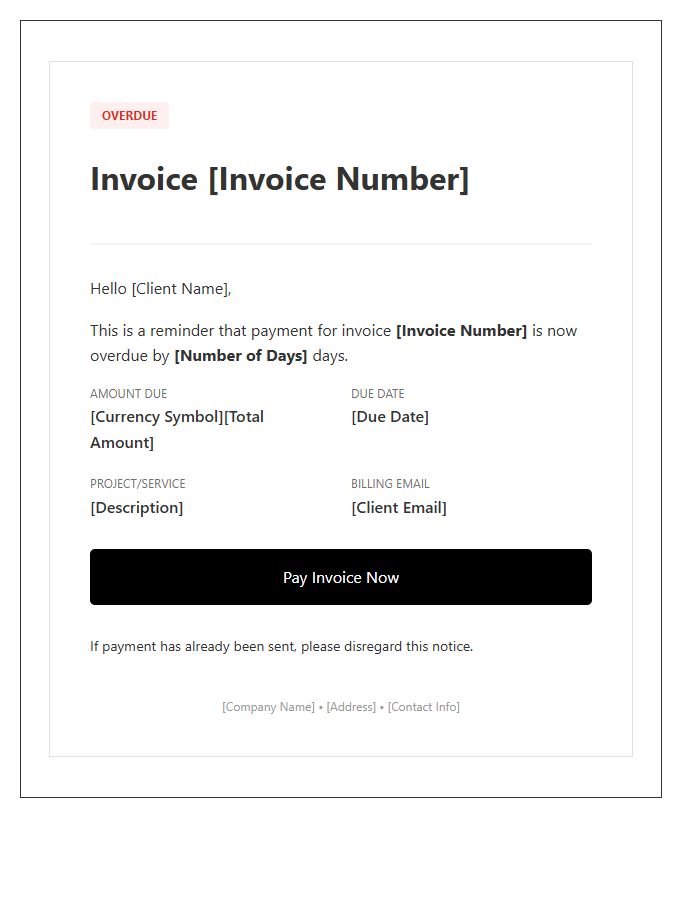 Marketing Automation Overdue Invoice Template